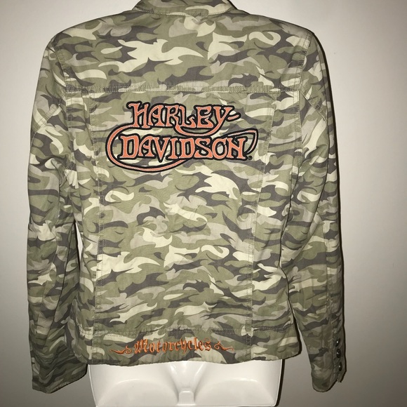 Harley-Davidson Jackets & Blazers - Harley Davidson camouflage jacket size Medium
